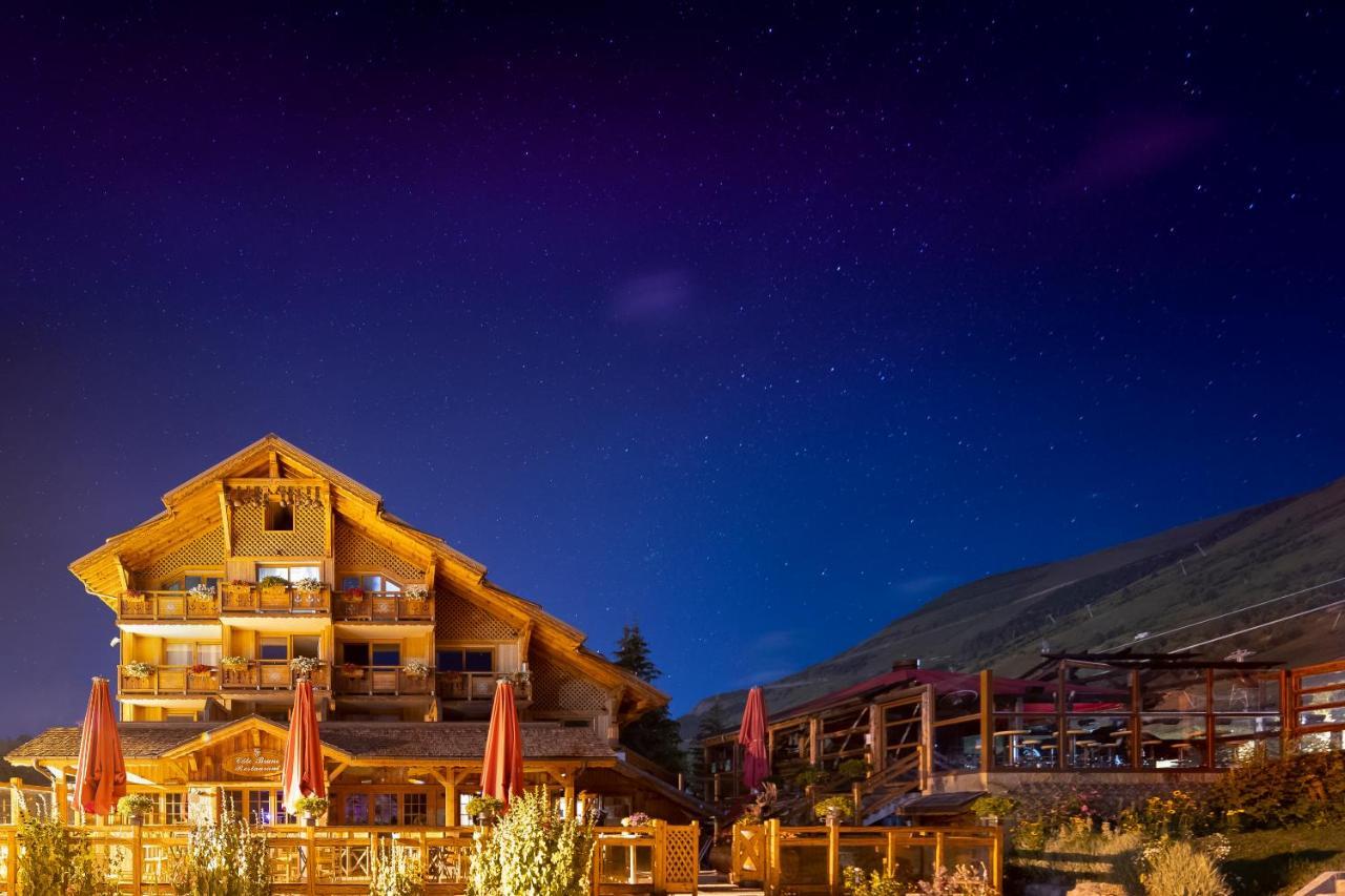 Hotel Cote Brune لو دوز آلب المظهر الخارجي الصورة
